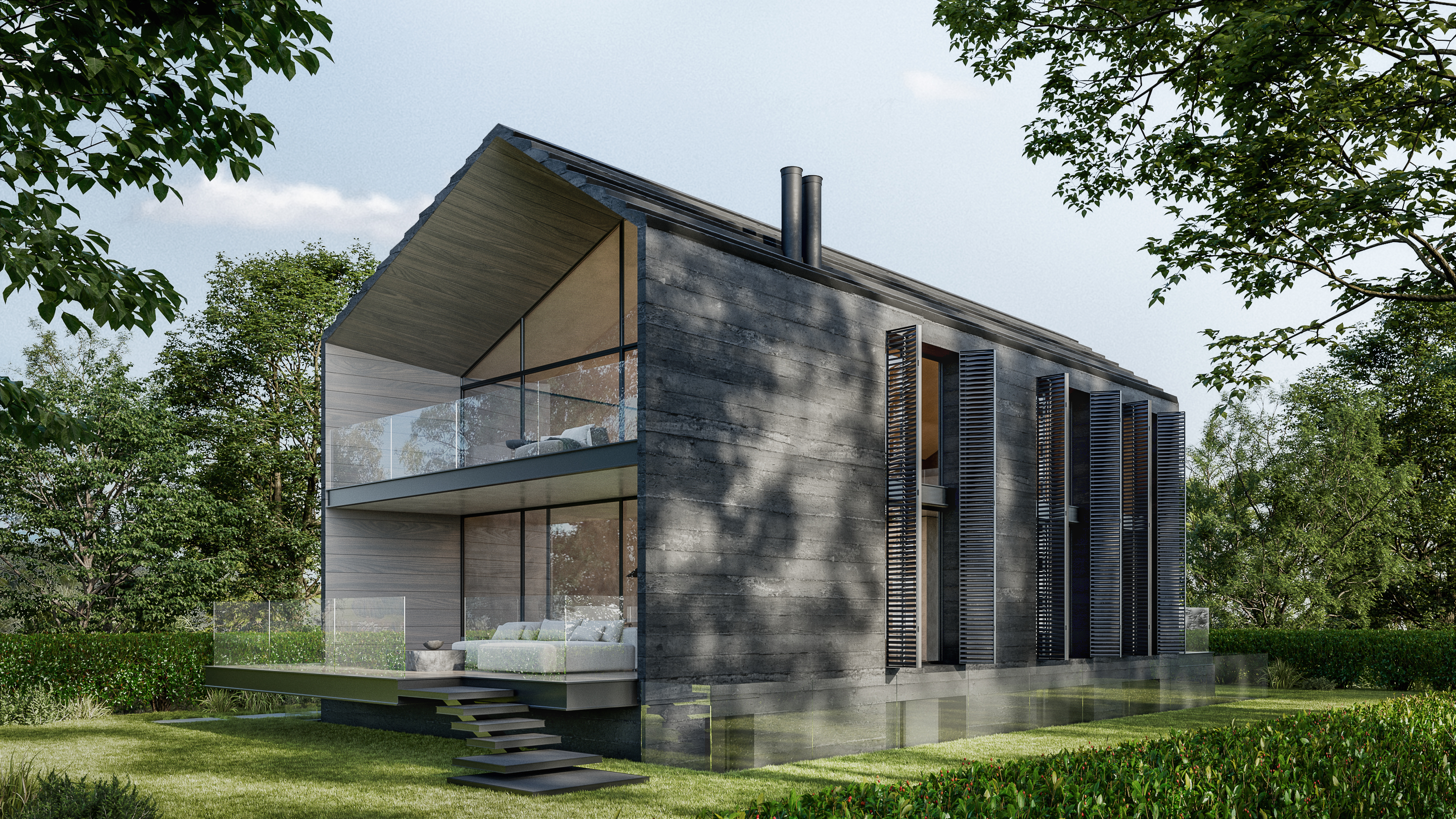 Single-Family House by the Lake